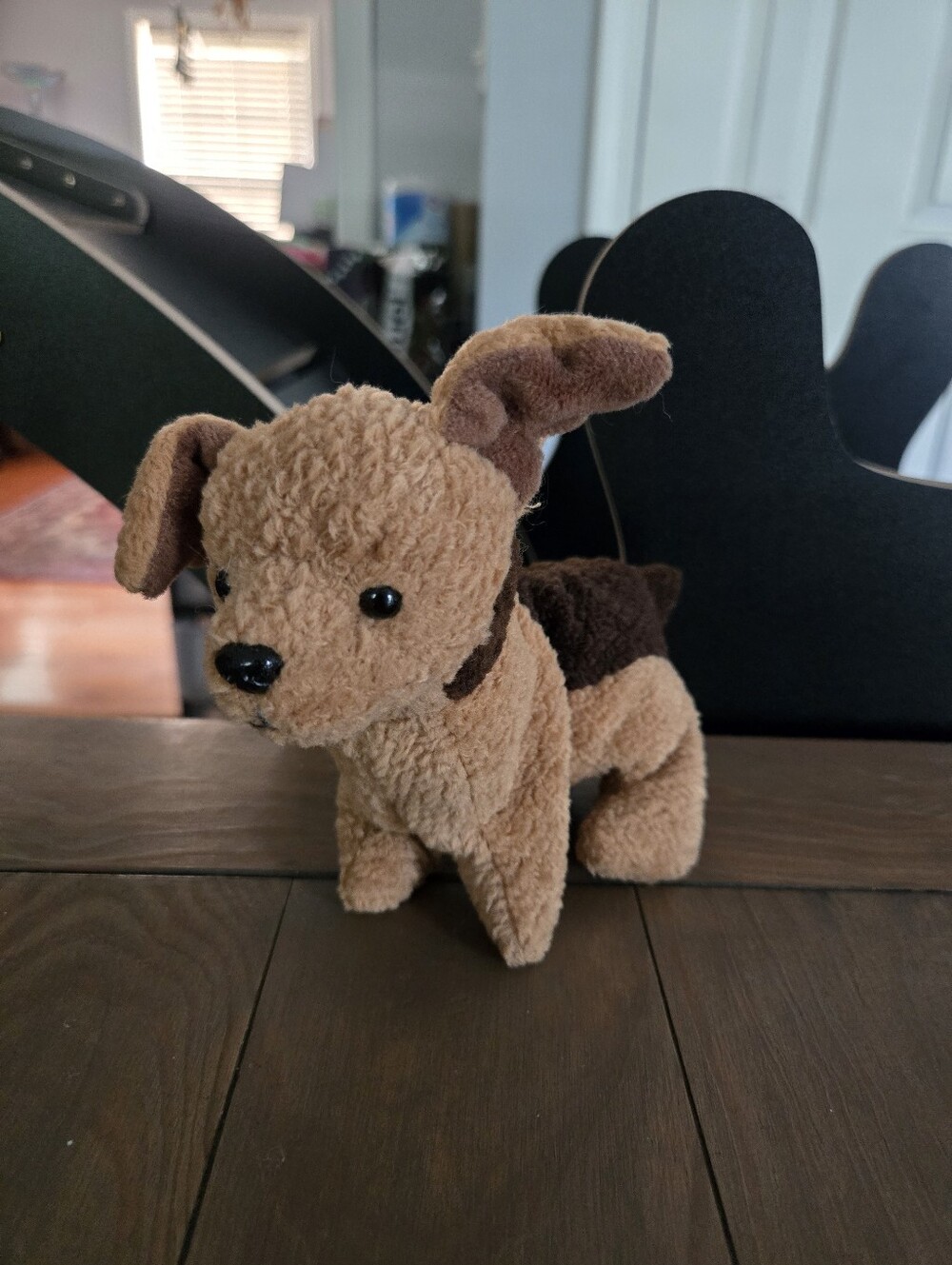 Ty Beanie Babies Brown Plush Dog Tuffy Light and Dark Brown Vintage 1996